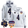 Men's Notre Dame Fighting Irish Orange Bowl Patch Pullover Hoodie - All Stitched