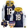 Men's Notre Dame Fighting Irish Orange Bowl Patch Pullover Hoodie - All Stitched