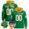 Notre Dame Fighting Irish Orange Bowl Patch Custom Pullover Hoodie - All Stitched