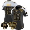 Women's Notre Dame Fighting Irish 2024 Sugar Bowl Gold Patch Vapor Limited Jersey V2 - All Stitched