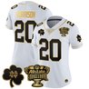 Women's Notre Dame Fighting Irish 2024 Sugar Bowl Gold Patch Vapor Limited Jersey V2 - All Stitched