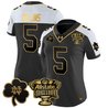 Women's Notre Dame Fighting Irish 2024 Sugar Bowl Gold Patch Vapor Limited Jersey V2 - All Stitched