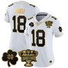 Women's Notre Dame Fighting Irish 2024 Sugar Bowl Gold Patch Vapor Limited Jersey V2 - All Stitched