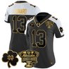 Women's Notre Dame Fighting Irish 2024 Sugar Bowl Gold Patch Vapor Limited Jersey V2 - All Stitched