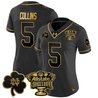 Women's Notre Dame Fighting Irish 2024 Sugar Bowl Gold Patch Vapor Limited Jersey V2 - All Stitched