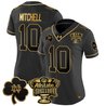 Women's Notre Dame Fighting Irish 2024 Sugar Bowl Gold Patch Vapor Limited Jersey V2 - All Stitched