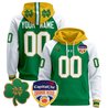 Notre Dame Fighting Irish Orange Bowl Patch Custom Pullover Hoodie - All Stitched