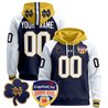 Notre Dame Fighting Irish Orange Bowl Patch Custom Pullover Hoodie - All Stitched