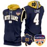 Men's Notre Dame Fighting Irish Orange Bowl Patch Sleeveless Hoodie - All Stitched