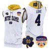 Men's Notre Dame Fighting Irish Orange Bowl Patch Sleeveless Hoodie - All Stitched