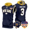 Men's Notre Dame Fighting Irish Orange Bowl Patch Sleeveless Hoodie - All Stitched