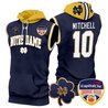 Men's Notre Dame Fighting Irish Orange Bowl Patch Sleeveless Hoodie - All Stitched