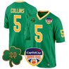 Men's Notre Dame Fighting Irish 2024 Orange Bowl Patch Game Jersey - All Stitched