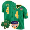 Men's Notre Dame Fighting Irish 2024 Orange Bowl Patch Game Jersey - All Stitched