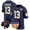Men's Notre Dame Fighting Irish 2024 Orange Bowl Patch Game Jersey - All Stitched