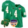 Men's Notre Dame Fighting Irish 2024 Orange Bowl Patch Game Jersey - All Stitched