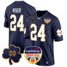 Men's Notre Dame Fighting Irish 2024 Orange Bowl Patch Game Jersey - All Stitched