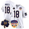 Men's Notre Dame Fighting Irish 2024 Orange Bowl Patch Game Jersey - All Stitched