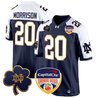 Men's Notre Dame Fighting Irish 2024 Orange Bowl Patch Game Jersey - All Stitched