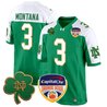 Men's Notre Dame Fighting Irish 2024 Orange Bowl Patch Game Jersey - All Stitched