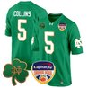 Men's Notre Dame Fighting Irish 2024 Orange Bowl Patch Game Jersey - All Stitched
