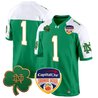Men's Notre Dame Fighting Irish 2024 Orange Bowl Patch Game Jersey - All Stitched