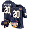 Men's Notre Dame Fighting Irish 2024 Orange Bowl Patch Game Jersey - All Stitched