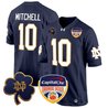 Men's Notre Dame Fighting Irish 2024 Orange Bowl Patch Game Jersey - All Stitched
