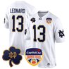 Men's Notre Dame Fighting Irish 2024 Orange Bowl Patch Game Jersey - All Stitched