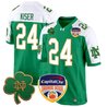 Men's Notre Dame Fighting Irish 2024 Orange Bowl Patch Game Jersey - All Stitched