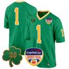Men's Notre Dame Fighting Irish 2024 Orange Bowl Patch Game Jersey - All Stitched
