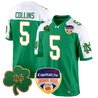 Men's Notre Dame Fighting Irish 2024 Orange Bowl Patch Game Jersey - All Stitched