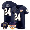 Men's Notre Dame Fighting Irish 2024 Orange Bowl Patch Vapor Elite Jersey - All Stitched