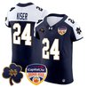 Men's Notre Dame Fighting Irish 2024 Orange Bowl Patch Vapor Elite Jersey - All Stitched