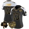 Women's Notre Dame Fighting Irish 2024 Orange Bowl Gold Patch Vapor Limited Jersey - All Stitched