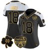 Women's Notre Dame Fighting Irish 2024 Orange Bowl Gold Patch Vapor Limited Jersey - All Stitched