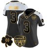 Women's Notre Dame Fighting Irish 2024 Orange Bowl Gold Patch Vapor Limited Jersey - All Stitched