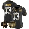 Women's Notre Dame Fighting Irish 2024 Orange Bowl Gold Patch Vapor Limited Jersey - All Stitched