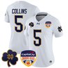 Women's Notre Dame Fighting Irish 2024 Orange Bowl Patch Vapor Limited Jersey - All Stitched