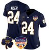 Women's Notre Dame Fighting Irish 2024 Orange Bowl Patch Vapor Limited Jersey - All Stitched