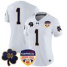 Women's Notre Dame Fighting Irish 2024 Orange Bowl Patch Vapor Limited Jersey - All Stitched