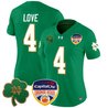 Women's Notre Dame Fighting Irish 2024 Orange Bowl Patch Vapor Limited Jersey - All Stitched
