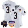 Women's Notre Dame Fighting Irish 2024 Orange Bowl Patch Vapor Limited Jersey - All Stitched