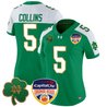 Women's Notre Dame Fighting Irish 2024 Orange Bowl Patch Vapor Limited Jersey - All Stitched