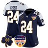 Women's Notre Dame Fighting Irish 2024 Orange Bowl Patch Vapor Limited Jersey - All Stitched