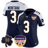 Women's Notre Dame Fighting Irish 2024 Orange Bowl Patch Vapor Limited Jersey - All Stitched