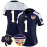 Women's Notre Dame Fighting Irish 2024 Orange Bowl Patch Vapor Limited Jersey - All Stitched
