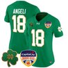 Women's Notre Dame Fighting Irish 2024 Orange Bowl Patch Vapor Limited Jersey - All Stitched