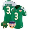 Women's Notre Dame Fighting Irish 2024 Orange Bowl Patch Vapor Limited Jersey - All Stitched