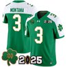 Men's Notre Dame Fighting Irish 2025 CFP Final Patch Vapor Limited Jersey - All Stitched